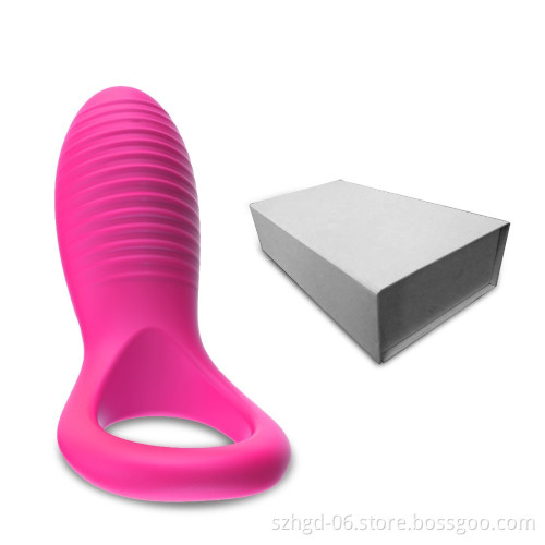 Male female sex toy soft silicone men penis ring vibrating cock ring also stimulate Women Clitoris